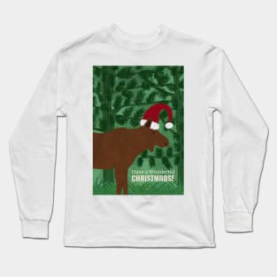 Wonderful Christmoose Long Sleeve T-Shirt